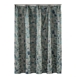 Штора на ленте Inspire Voi 140x260 см цвет серо-голубой 88311233 STLM-2033054