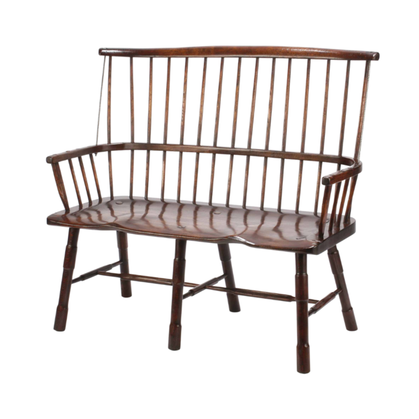 G130 Примитивная ирландская виндзорская скамья ijlbrown 