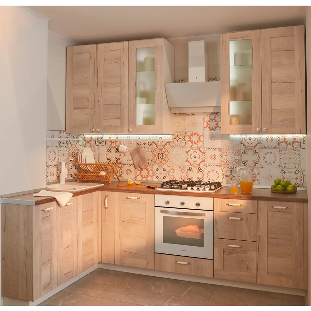 Фасад для кухонного ящика Delinia ID Касли 79,7×25,3 см в цвете светлое дерево 86880985 STLM-0876657 - Вид №8