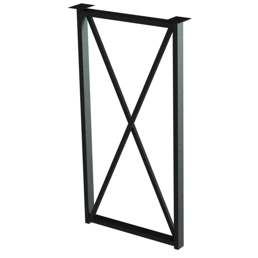 Подстолье барное Лофт 110 см металл цвет черный METALLCART STLM-2084852