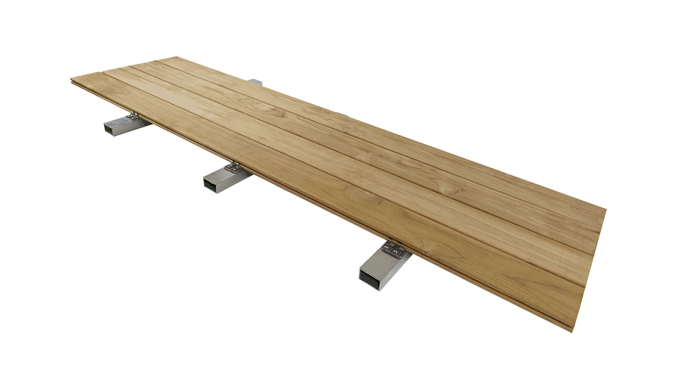 Decking ipè Lapacho, Teak e Bamboo Garbelotto Террасная доска ARCH-00017161 - Вид №13