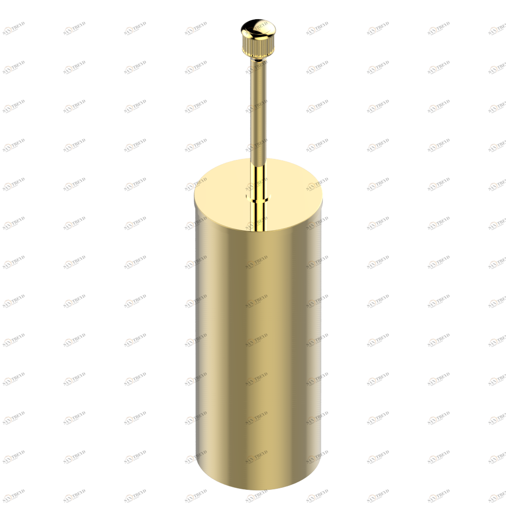 U7A-4700C Стакан напольный и щётка для унитаза с крышкой Thg-paris Trocadéro с малахитом Покрытие PVD золотистый цвет U7A-4700C CAT.F