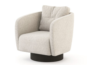 Бархатное кресло с подлокотниками