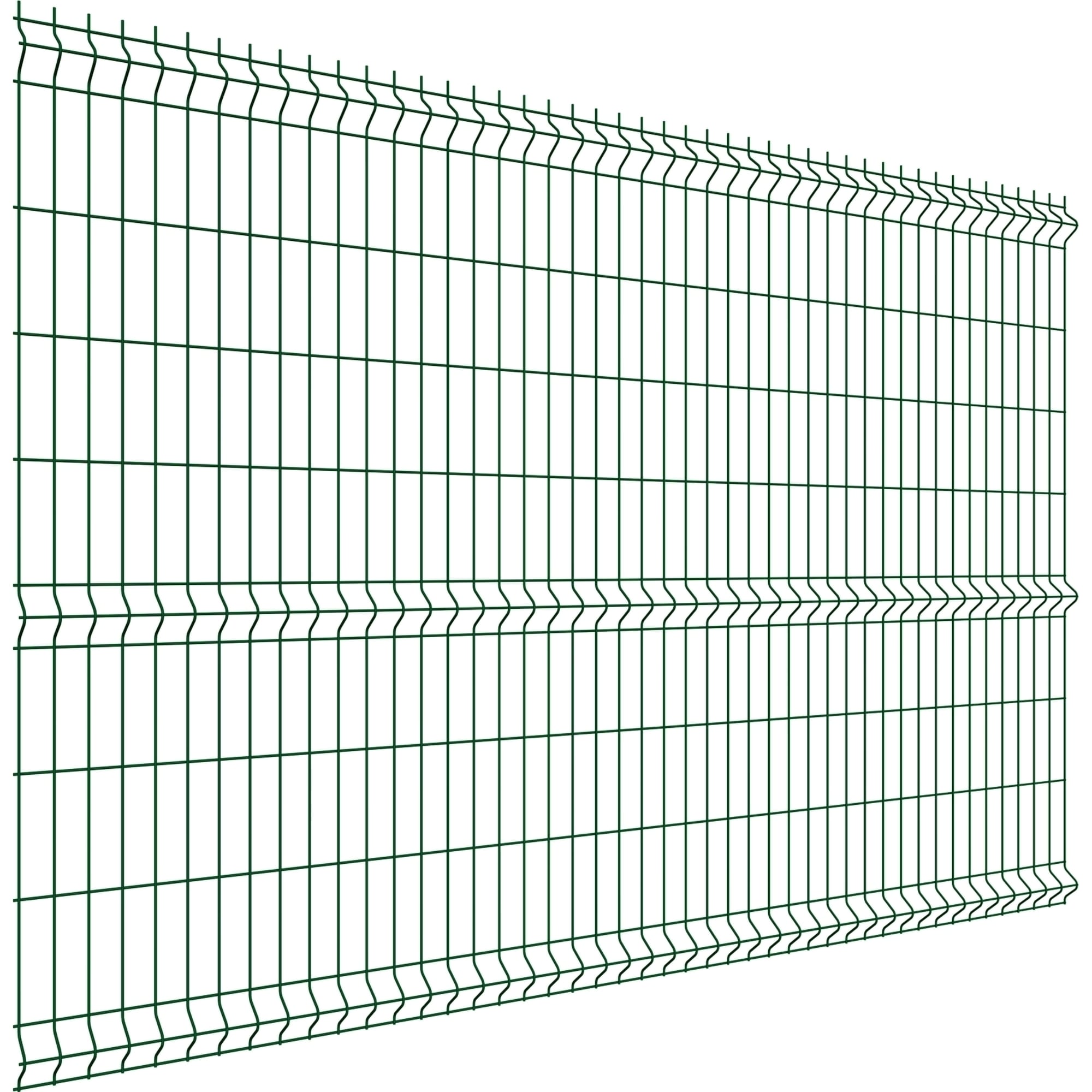 81990729 3D панель Profi для забора 1.73х2.5 м оцинкованная сталь зеленый Santreyd 