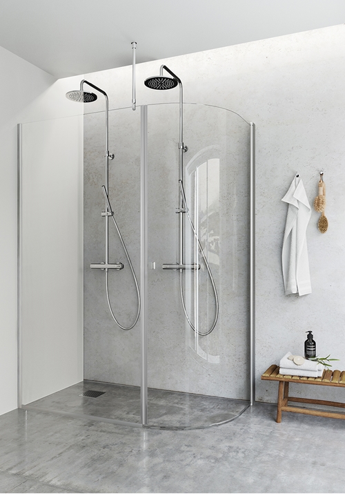 1450462 Igloo Pro J + Экран Настенный Фиксированный Прозрачное Стекло 80X90 Hafa 