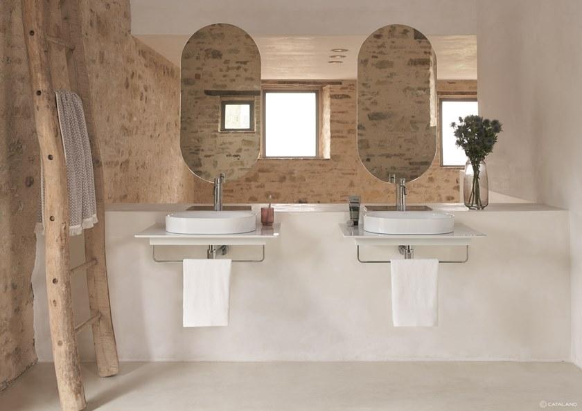 Подвесная раковина настенная овальная CERAMICA CATALANO Horizon белая sun-id-1348325 - Вид №2