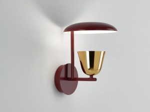 Стальной светодиодный настенный светильник