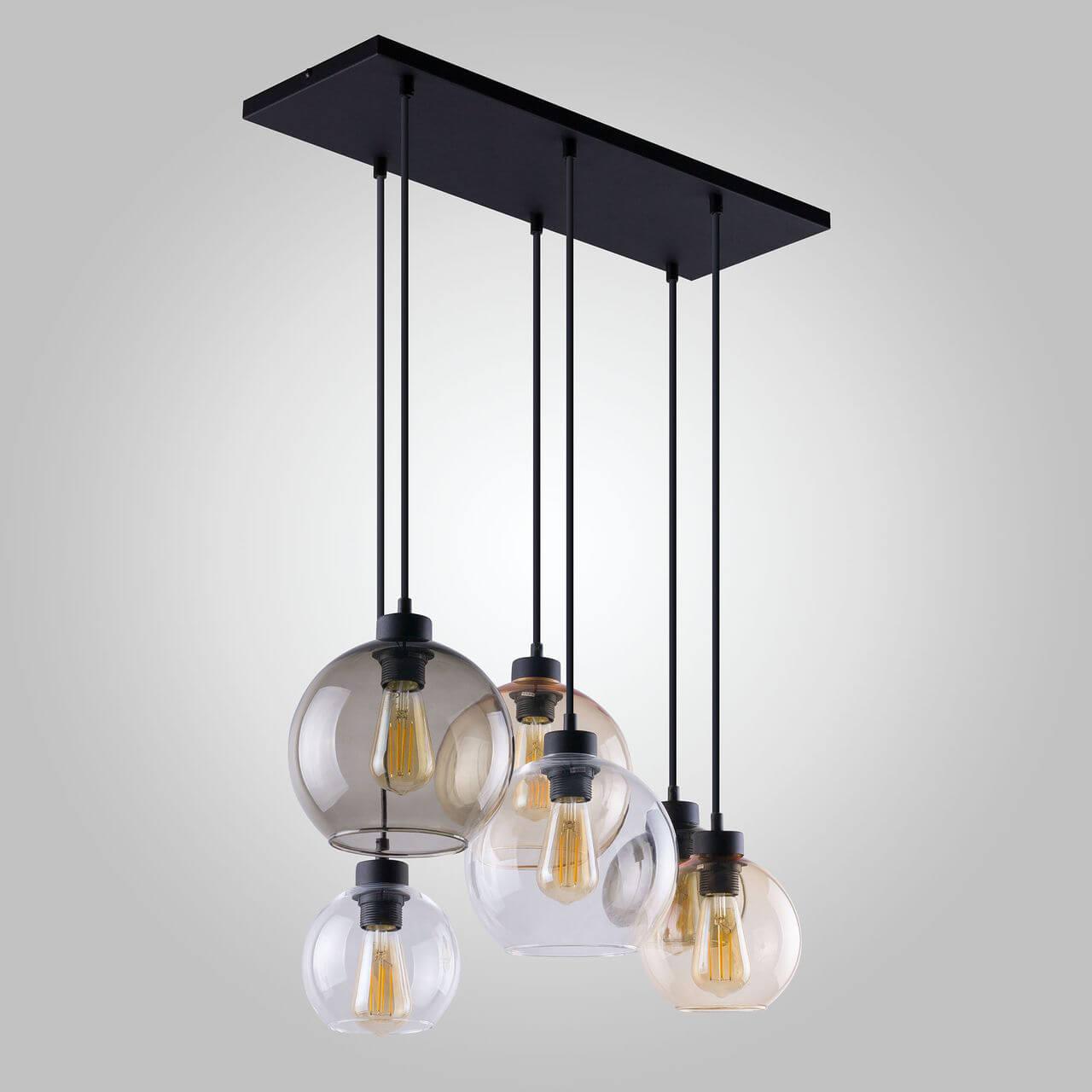 Подвесной светильник черный Cubus 2601 TK LIGHTING ДИЗАЙНЕРСКИЕ, CUBUS 00-3889999 Прозрачный;черный  - Вид №1