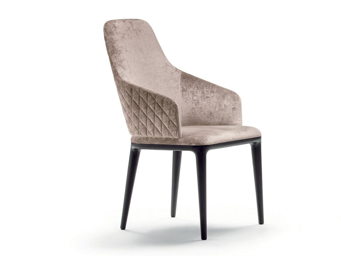 Мягкий тканевый стул с подлокотниками OPERA CONTEMPORARY HILARY ARCH-00120035