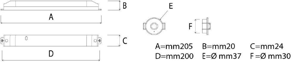 INIM ELECTRONICS Светодиодный аварийный светильник из поликарбоната sun-id-1397567 - Вид №2