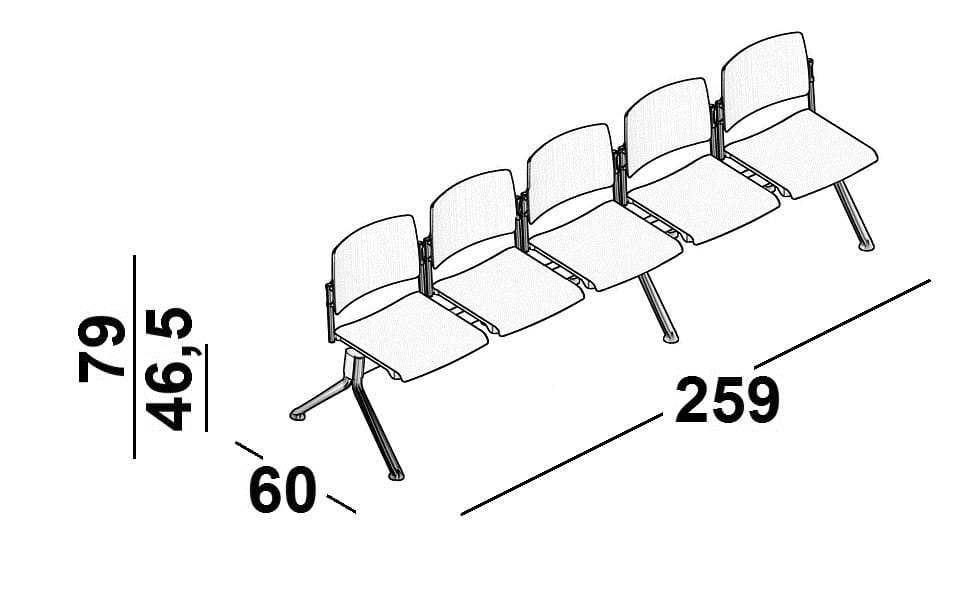 Сиденье на полу из полипропилена Luxy Essential ARCH-00020575 - Вид №3