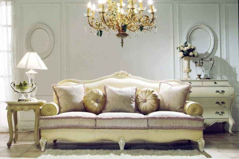 Arrediorg.it® 3-х местный кожаный диван с обивкой Florence R201-3 sofa - Вид №5