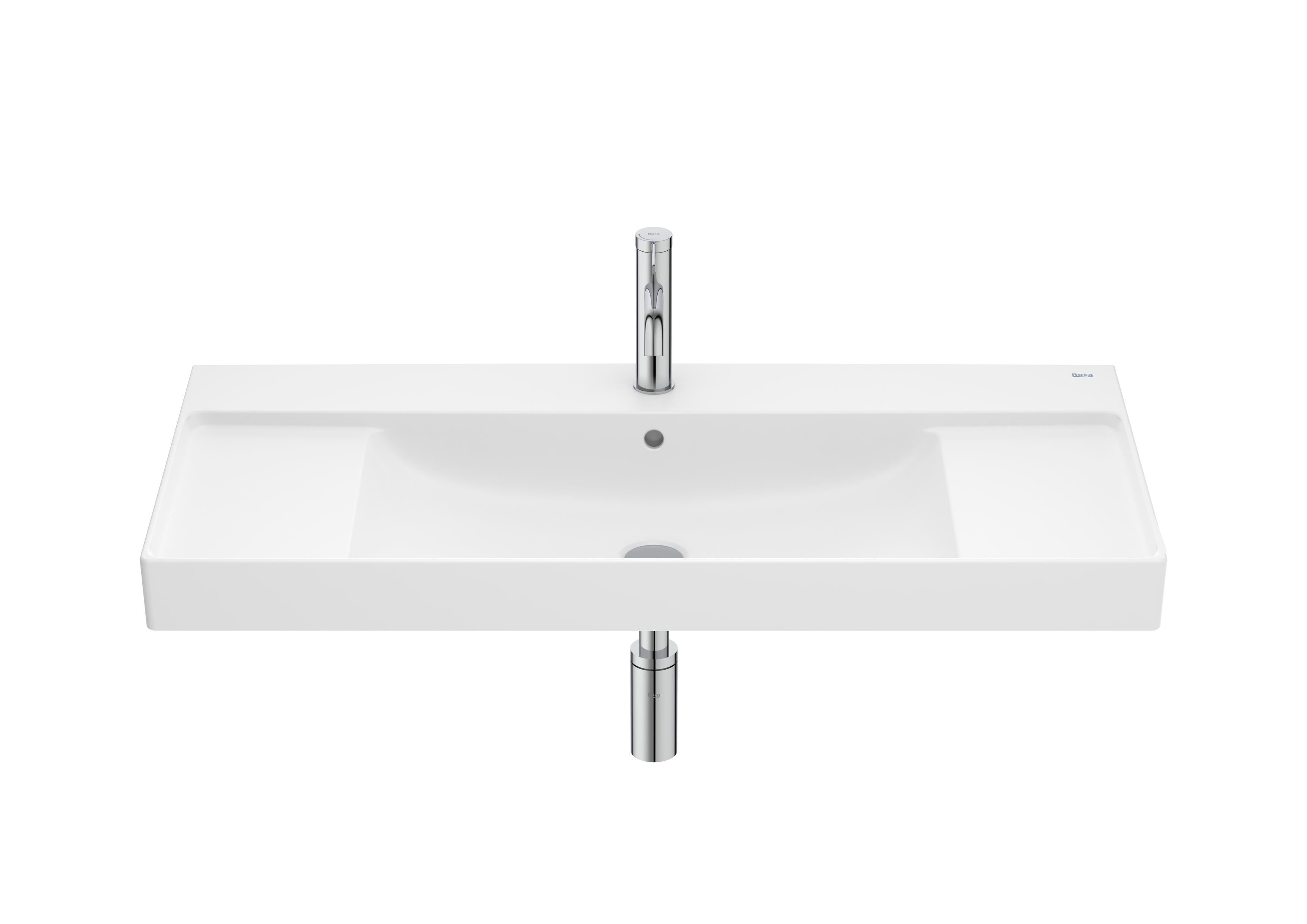 Керамическая одиночная подвесная раковина с столешницей Roca Ona ARCH-00063132 - Вид №5