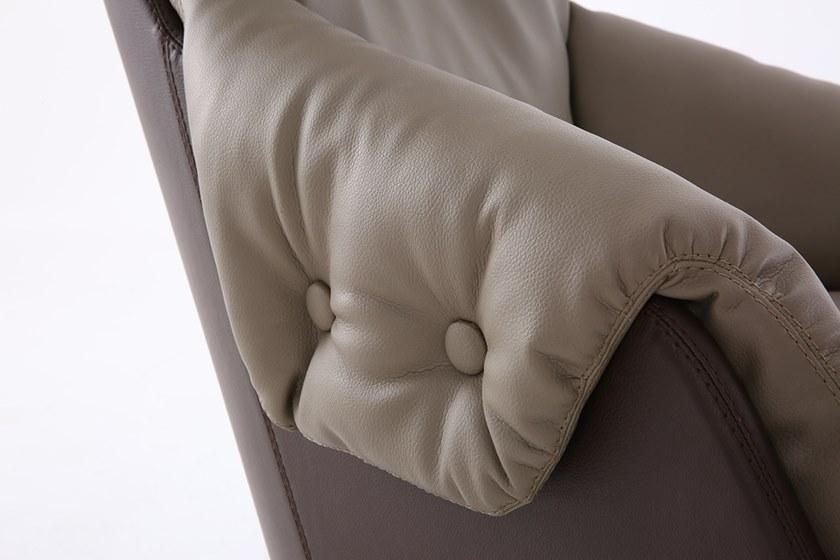 Grado Design Поворотное кожаное кресло с подлокотниками Lord Lod-ch-03 - Вид №1