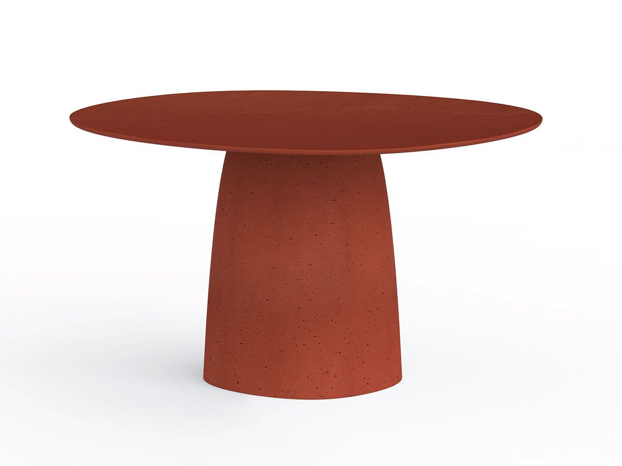 Бетонный круглый садовый стол Betoni ARCH-00141552 - Вид №2