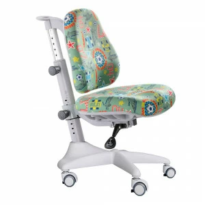 Кресло Match ортопедическое зеленое с мячами, серое основание COMF-PRO  336237 Зеленый