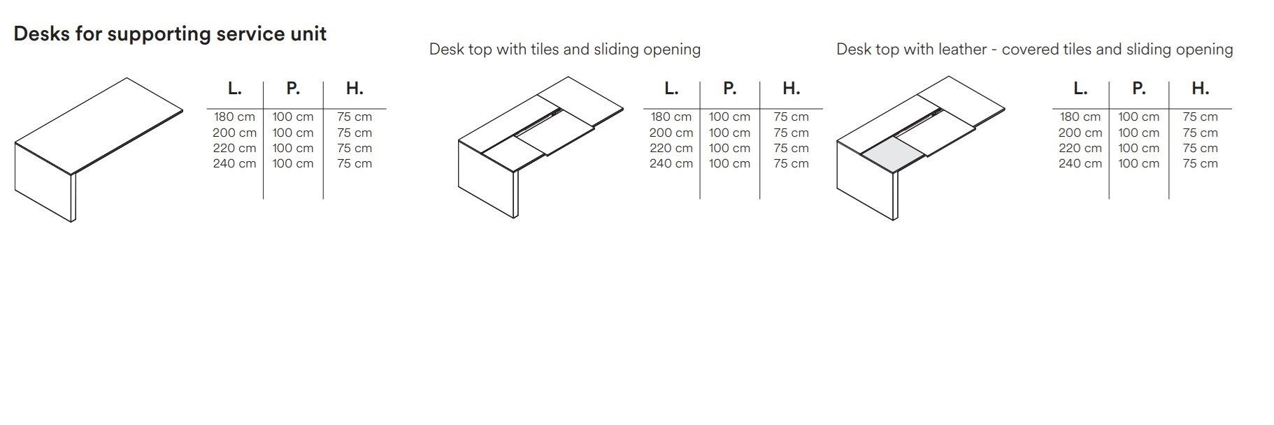 Деревянный секционный стол с ящиками FREZZA Ono ARCH-00076834 - Вид №4
