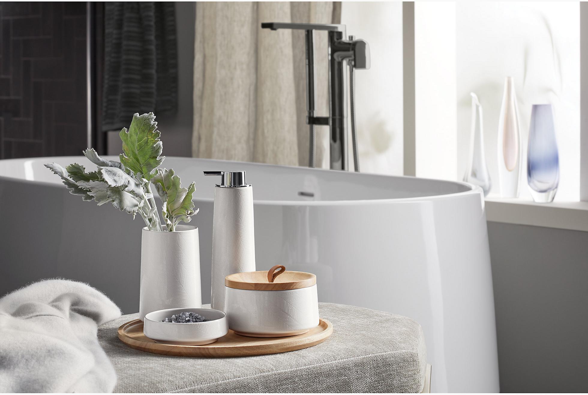 KOHLER Набор принадлежностей Bente  из пяти предметов, елочка K-29590-HD1-0  - Вид №3