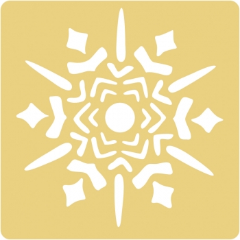 2810900 Трафарет для тиснения бумаги, 65x65 мм, упаковка 1 шт., снежинка Rayher 