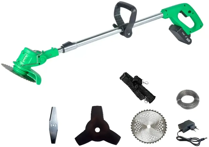 91685463 Триммер аккумуляторный бесщёточный Zitrek Greencut 20v 20 В 1x1.5 Ач АКБ и ЗУ в комплекте STLM-0956213