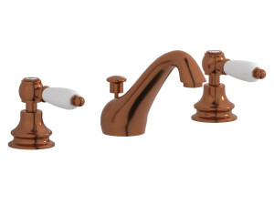 Смеситель для раковины с 3 отверстиями для пола с автоматическим сливом