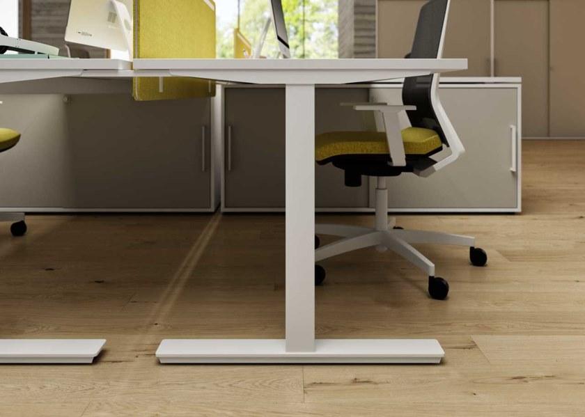 Bralco Несколько рабочих станций из меламина с разделительными панелями Winglet sun-id-1380730 - Вид №3