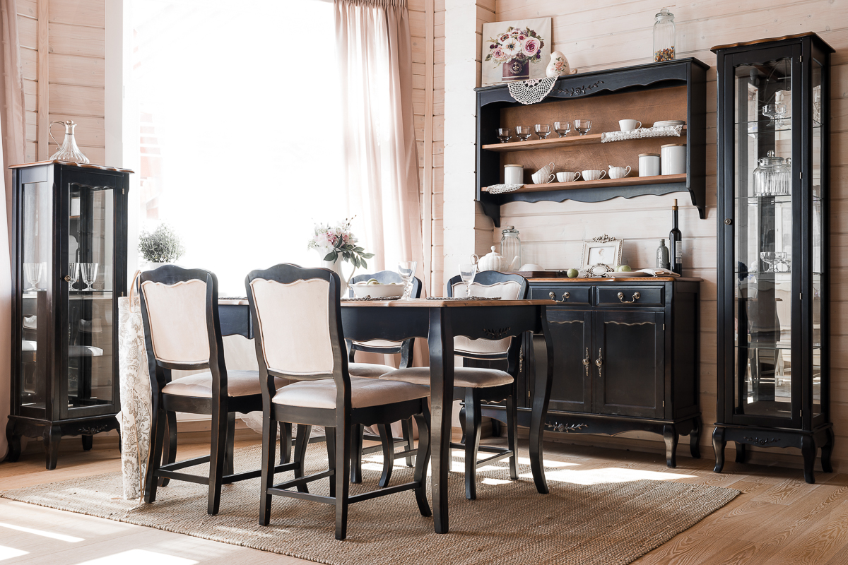 Стул с мягким сиденьем и гнутыми ножками бежевый Mobilier de Maison ДОМАШНЯЯ ОБСТАНОВКА MOBILIER DE MAISON 017251 Белый Santreyd  - Вид №2