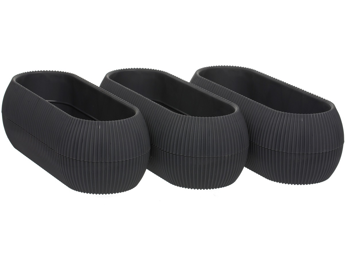 Горшок для цветов Lugo 0.55L Anthracite NAVAKO 16092 - Вид №3