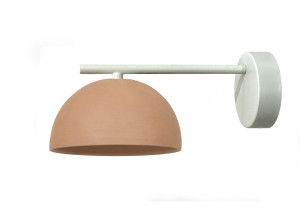 Терракотовый настенный светильник