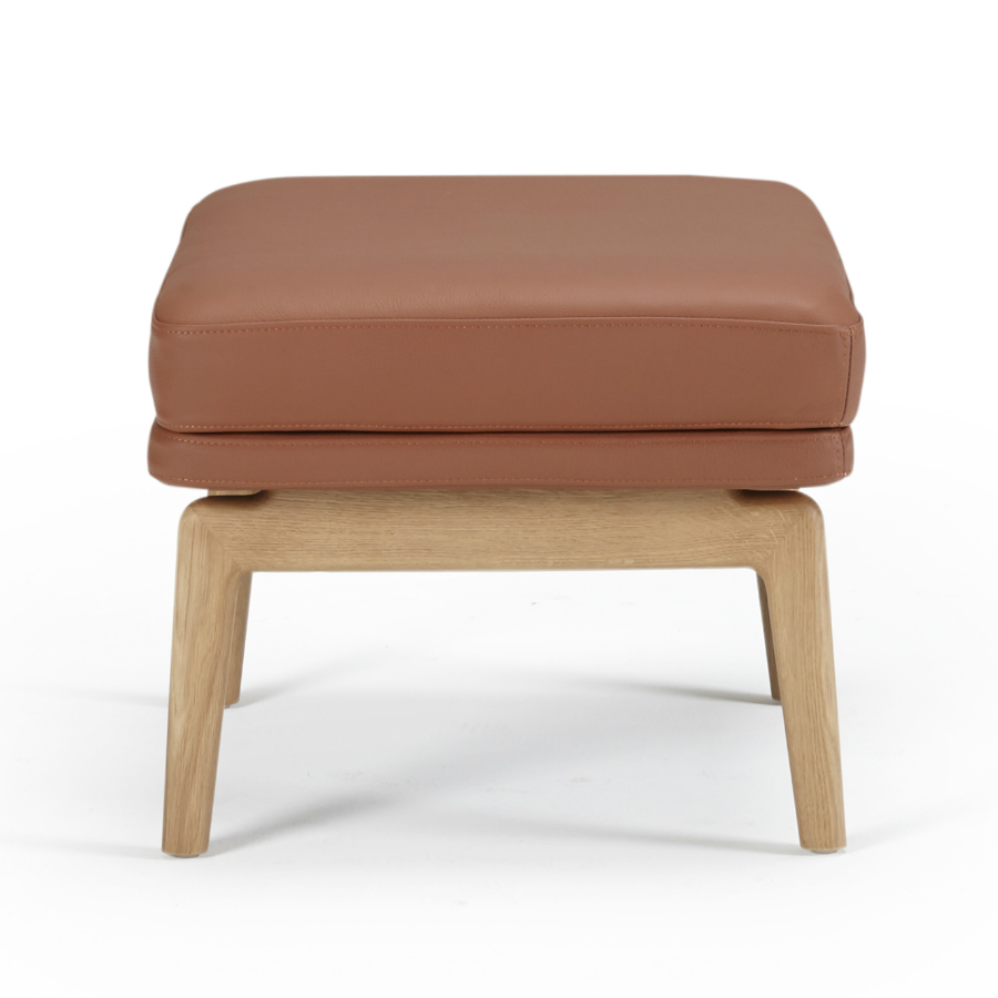 Пуф Egsmark, лакированный дуб, коричневый Kragelund 42000202801 - Вид №2