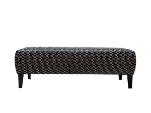 Мягкая скамейка из ткани