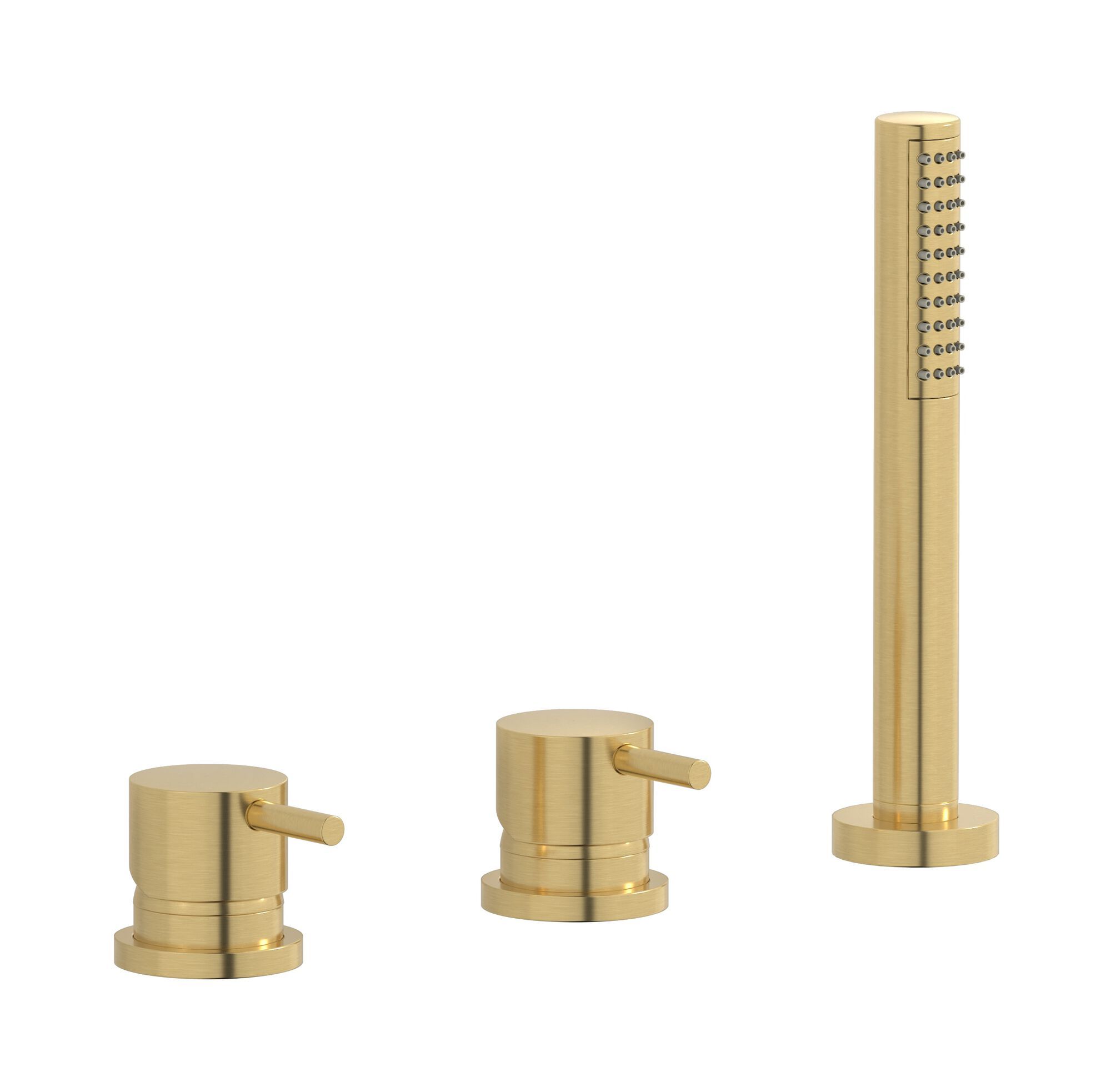 Смеситель для ванны с 3 отверстиями и ручным душем IB Milano Torino ARCH-00071984 - Вид №8