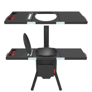 91138941 Боковые столики для Берели 400 Grillver сталь 43.5x15 см STLM-0963775
