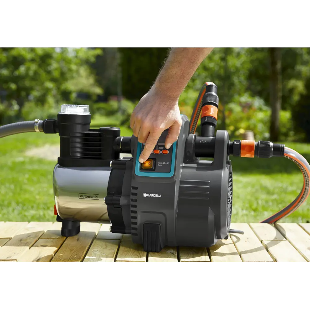 Насос садовый поверхностный Gardena 6000/6 LCD inox STLM-2137871 - Вид №18