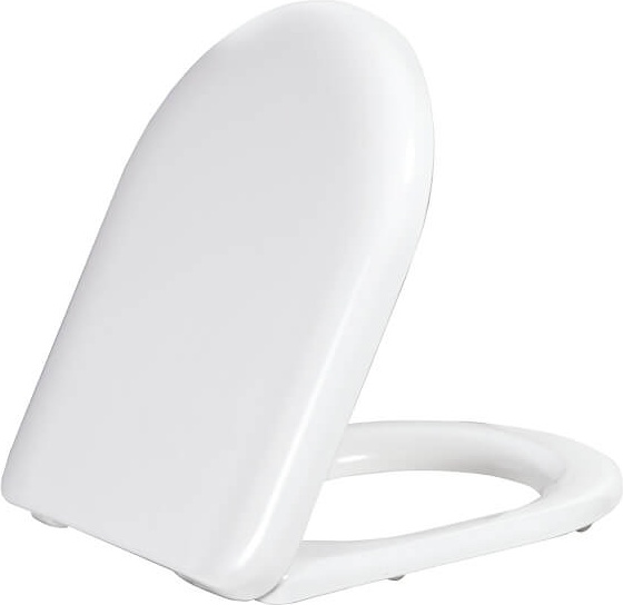 Сиденье для унитаза Tefen Duroplast, белое с металлическими петлями / KC2202.01.0000E Tefen Creavit  - Вид №1