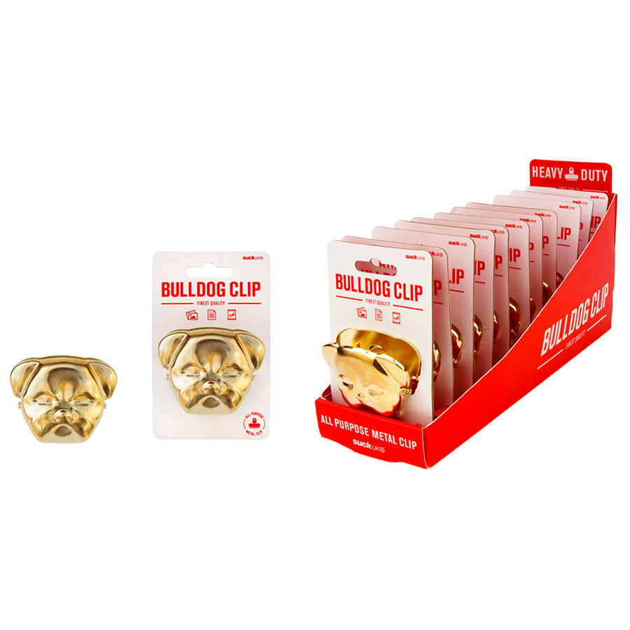 SK GRIPDOG1 Зажим для пакетов bulldog, латунь Suck UK  - Вид №8