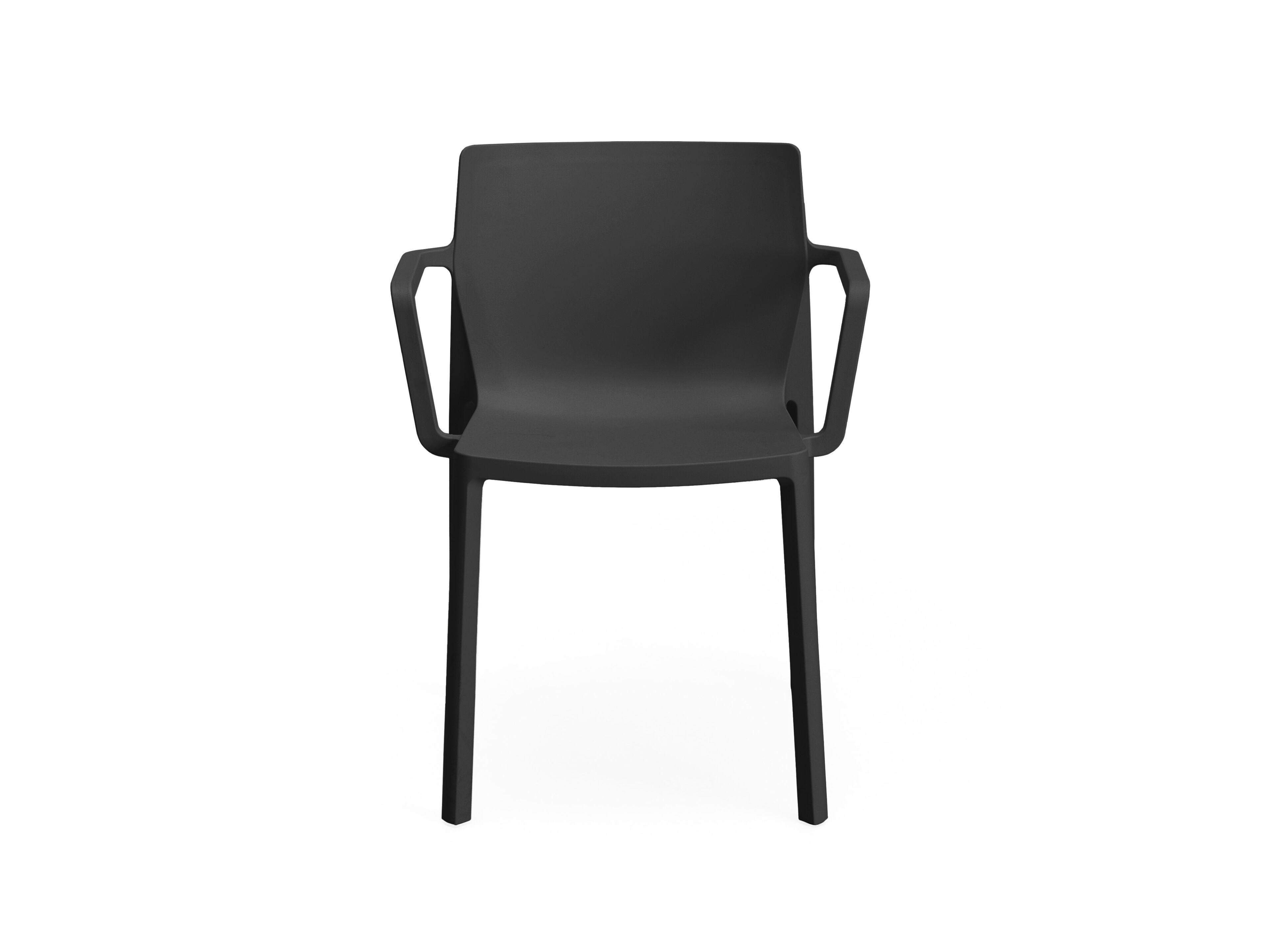 Рециркулированный пластиковый штабелируемый стул с подлокотниками Kristalia LP ARCH-00051378 - Вид №2