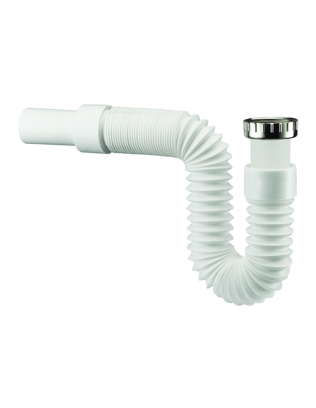 813100 001 00  Раздвижной гибкий соединитель Moduloflex для умывальника, Д. 32 мм Valentin Белый 