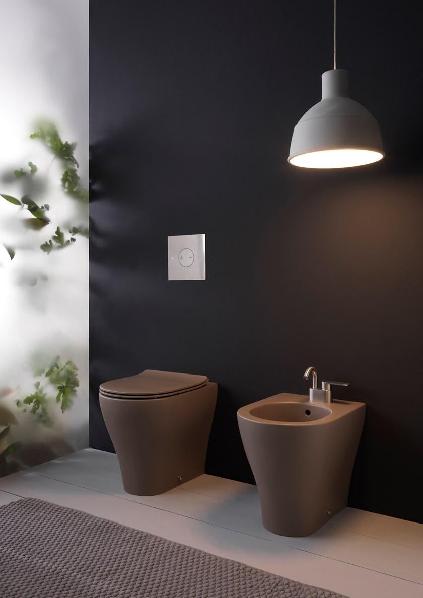 Приставной унитаз напольный Белый Ceramica Flaminia App Италия sun-id-1411079 - Вид №1