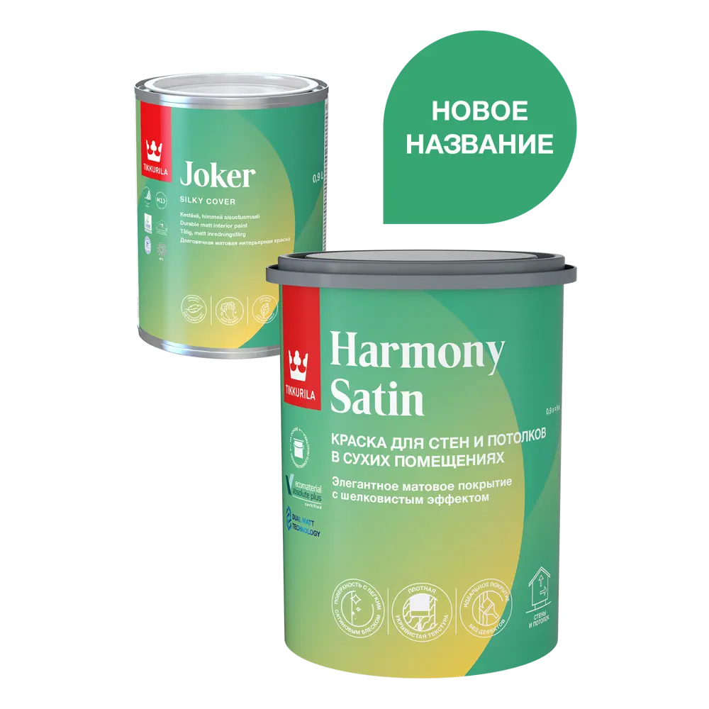 Краска для колеровки водно-дисперсионная Tikkurila Joker прозрачная база С 0.9 л STLM-2046492