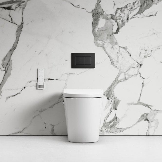 Напольный керамический туалет биде с налетом и кассетой LUSSO INTELLISMART ARCH-00036445 - Вид №20