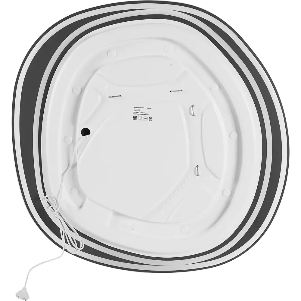 Зеркало OMEGA GLASS Порто с подсветкой для ванной 73×73 см 88016398 STLM-0076566 - Вид №4