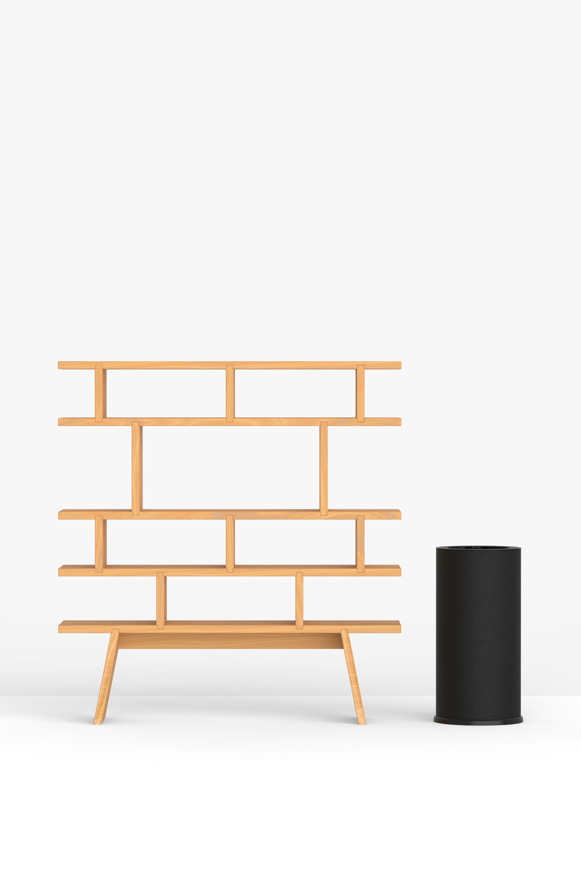 Стальная стойка для мусора с порошковым покрытием с крышкой FUNCTIONALS Revolved ARCH-00149185 - Вид №10