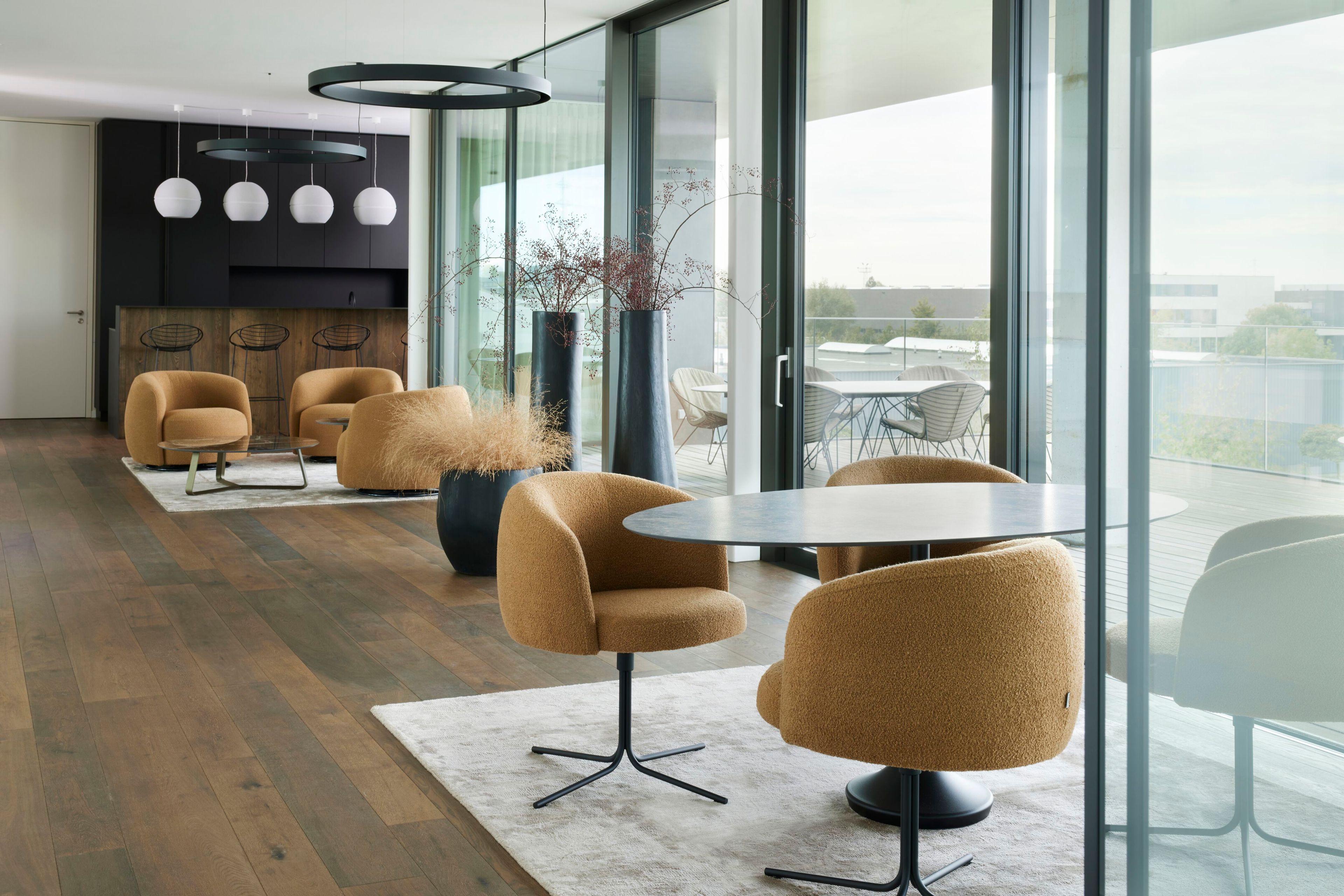 Стул с 4 спицами из ткани Joli оливковое дерево ARCH-00113769 - Вид №1