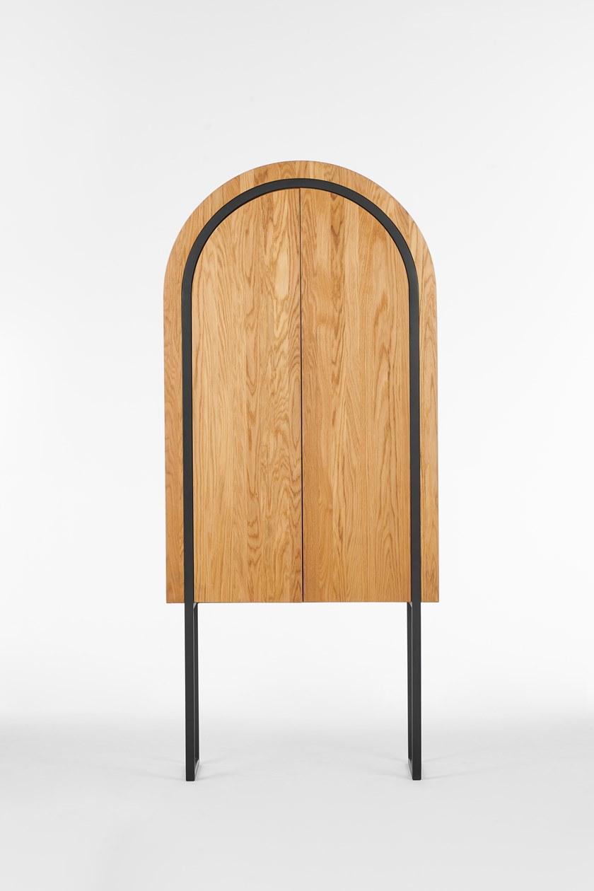 Milla & Milli Барный шкаф из массива дерева со встроенной подсветкой Offset sun-id-1345634 - Вид №2