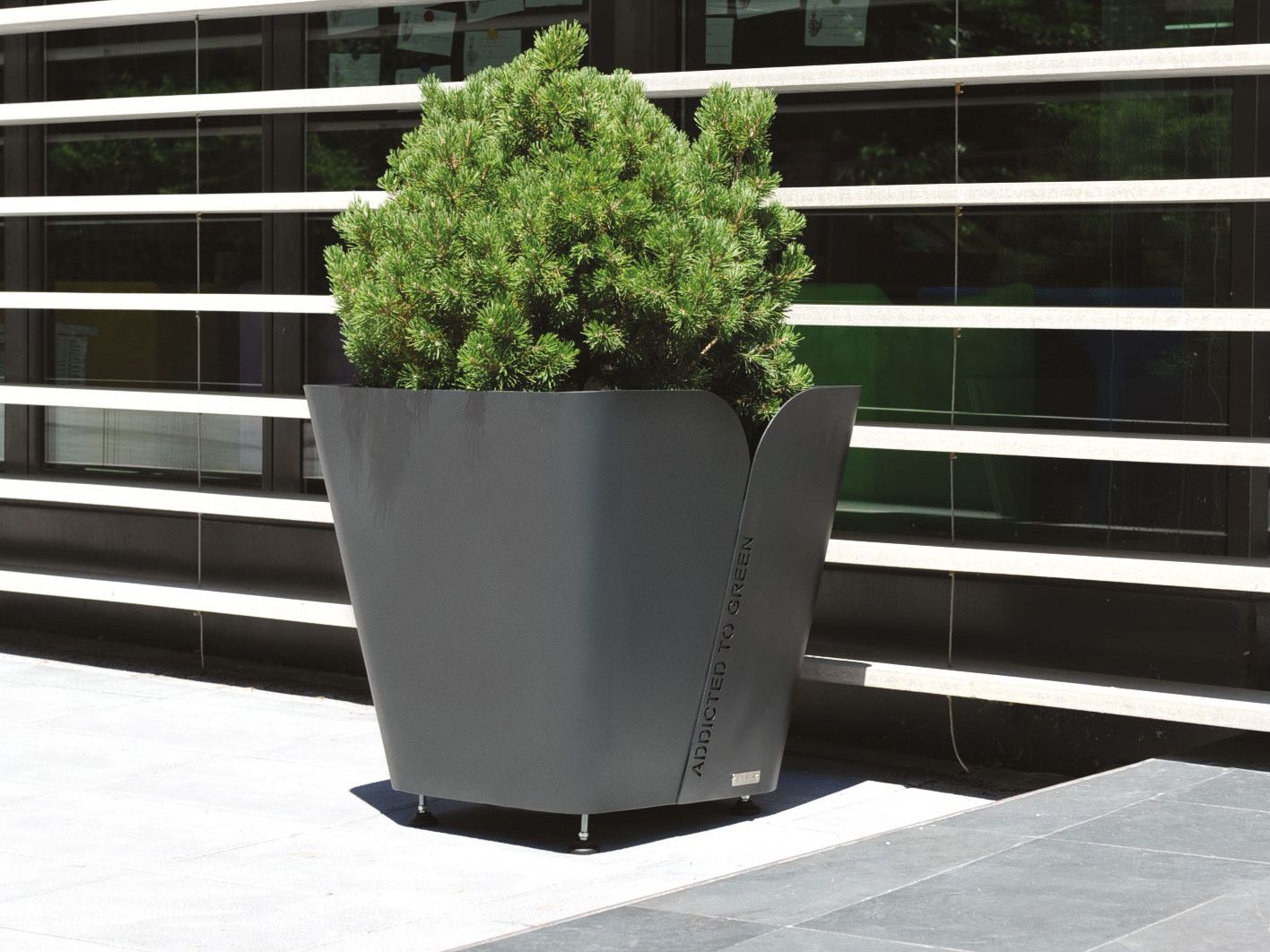 Стальная плантатор Corten™ CYRIA ADDICTED I ARCH-00127428