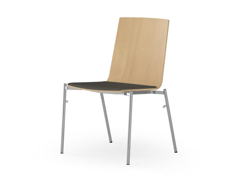 Деревянный штабелируемый стул для конференций SCHNEEWEISS interior ARKETTO 155 ARCH-00062512