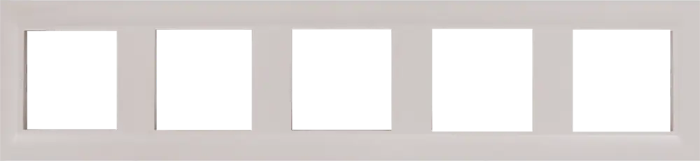Legrand Structura: Розовая 5-постовая рамка для розеток 82064658