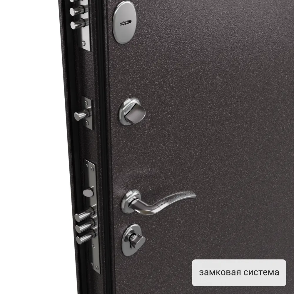 Дверь входная металлическая Денвер 950x2050 мм левая. цвет коричневый TOREX STLM-2200070 - Вид №1