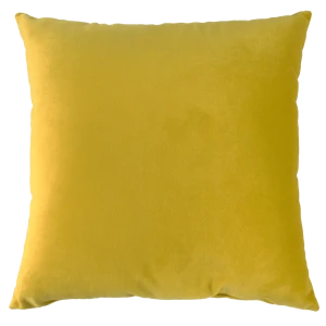 Подушка Бархат 40x40 см цвет желтый 82707635 STLM-2198046